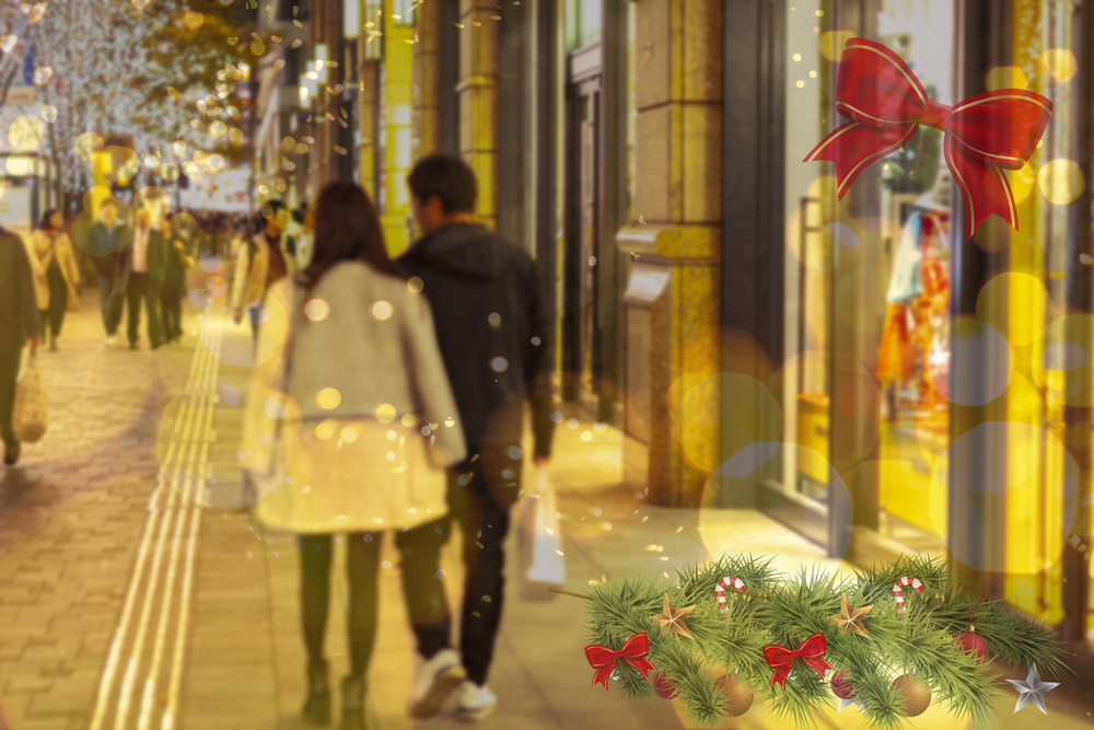 ¿Cómo decorar un escaparate de Navidad?