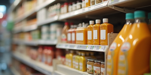 Lineal de supermercado con productos destacados para campañas de shopper marketing y mejora de la visibilidad en el punto de venta