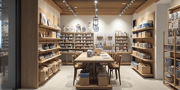 Cross merchandising en retail con diseño de tienda y exposición ordenada para guiar la compra